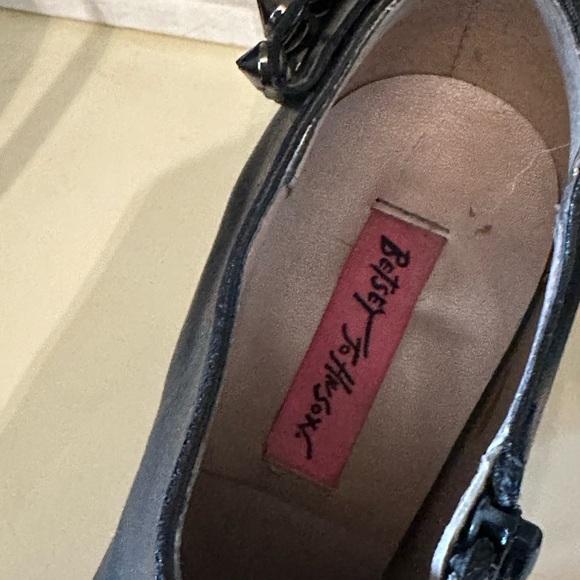 Betsey Johnson Black Studded Heels - Picture 8 of 10